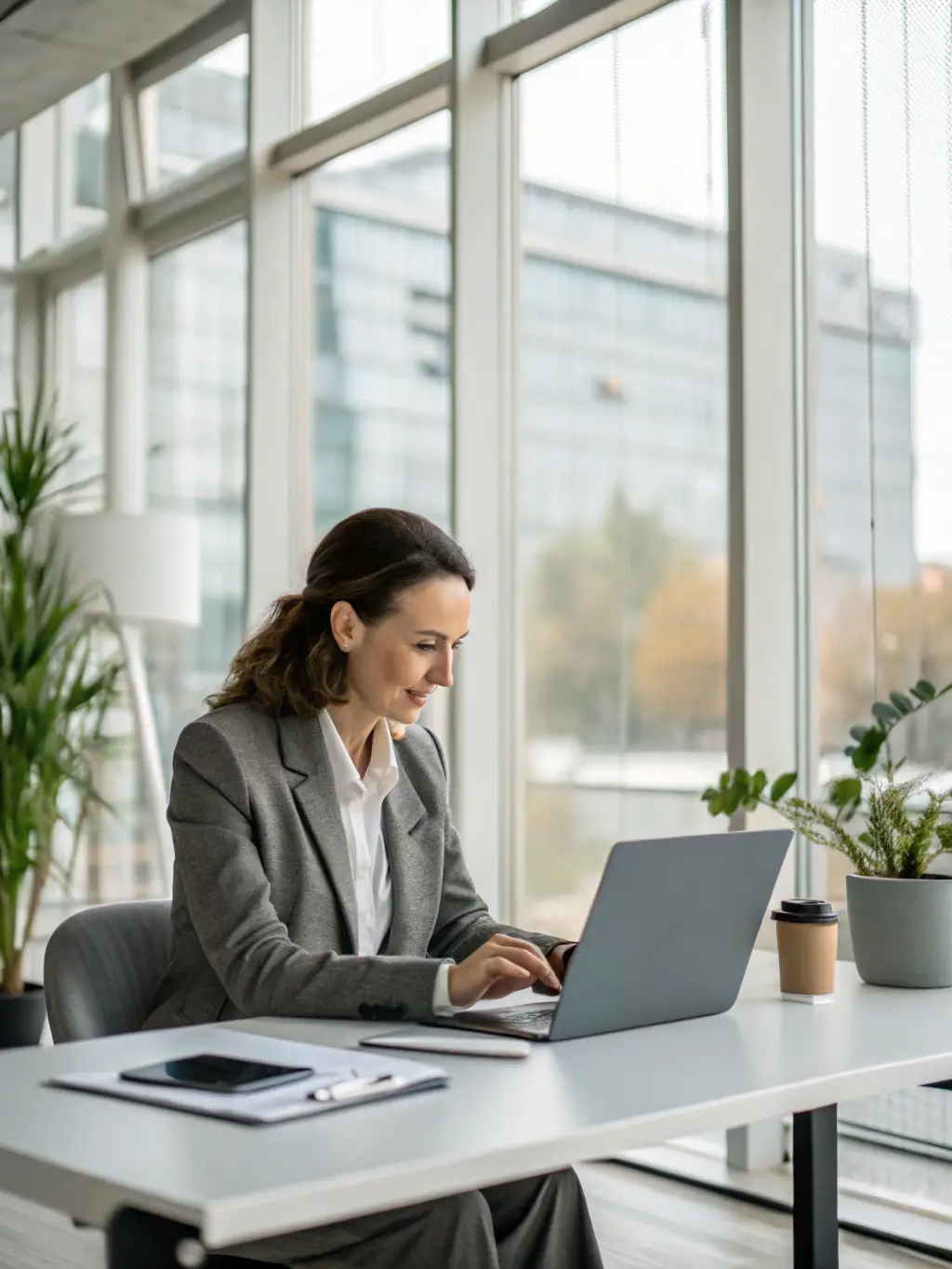 A virtual assistant collaborating with an AI assistant on a project, highlighting the synergy between human expertise and AI capabilities.
